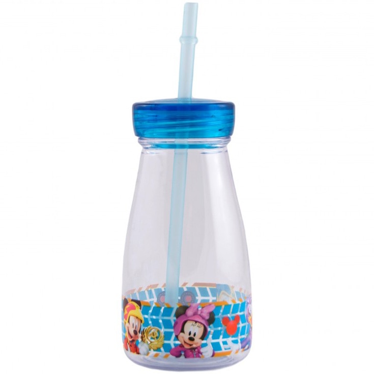 Sticla cu pai Mickey, 14.5x23 cm