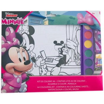 Kit De Colorat A4 Minnie Kit De Colorat A4 Minnie