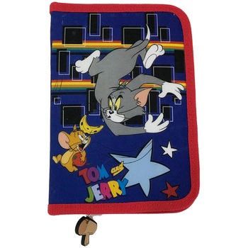 Penar 1 Fermoar 2 Flapsuri Tom&Jerry, 21.5x14x3.5 cm Penar 1 Fermoar 2 Flapsuri Tom&Jerry, 21.5x14x3.5 cm