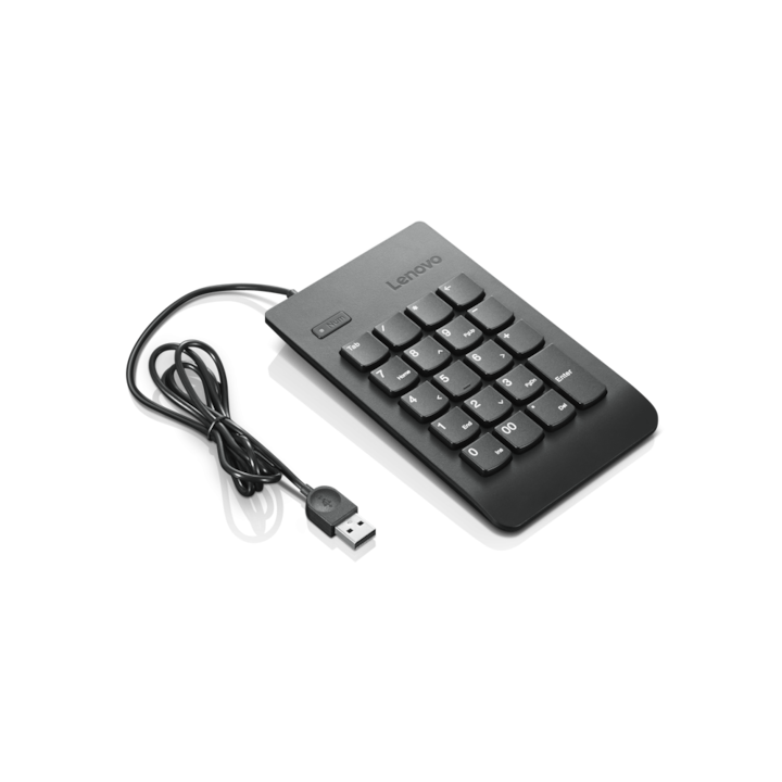 Tastatura numerica Lenovo Numeric Keypad Gen II, USB, 19 taste, Negru