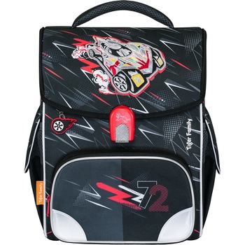 Ghiozdan Tiger, neechipat, jolly, dimensiune 36 x 31 x 19 cm, motiv fire rider Ghiozdan Tiger, neechipat, jolly, dimensiune 36 x 31 x 19 cm, motiv fire rider