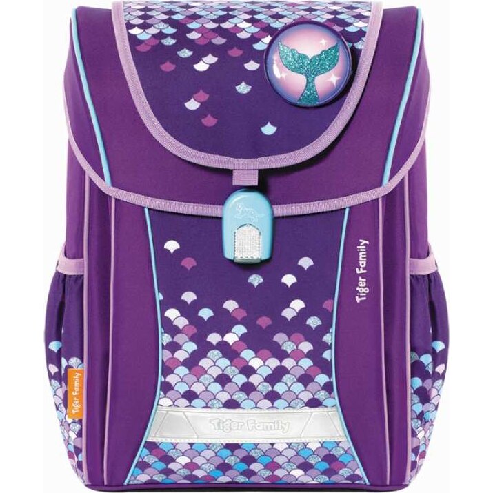 Ghiozdan Tiger, neechipat, joy, dimensiune 38 x 30 x 20 cm, motiv purple divine