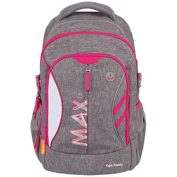 Rucsac Tiger, max 2.0, dimensiune 46 x 34 x 24 cm, motiv pop of pink Rucsac Tiger, max 2.0, dimensiune 46 x 34 x 24 cm, motiv pop of pink