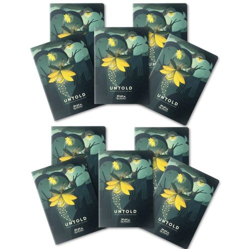 Set 10 caiete Herlitz, A5, 48 file, 80g/mp, dictando, colturi rotunjite, motiv The Magic of Untold
