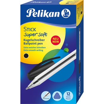 Set 12, pix Pelikan, stick super soft, mina neagra Set 12, pix Pelikan, stick super soft, mina neagra