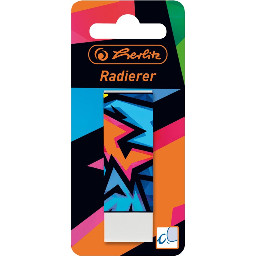 Radiera Herlitz, cauciuc motiv neon art