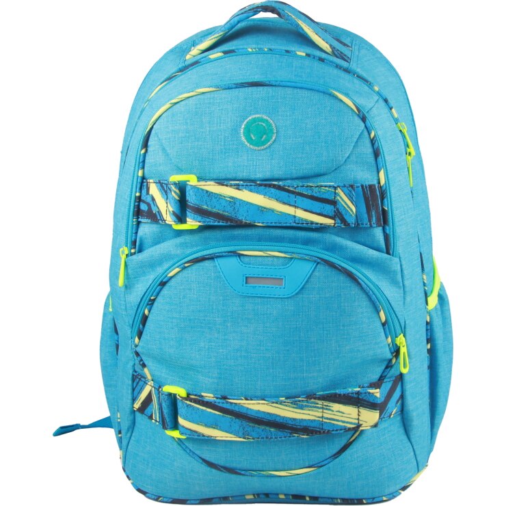 Rucsac Herlitz, rocky, dimensiune 43 x 29 x 22 cm, culoare azuriu