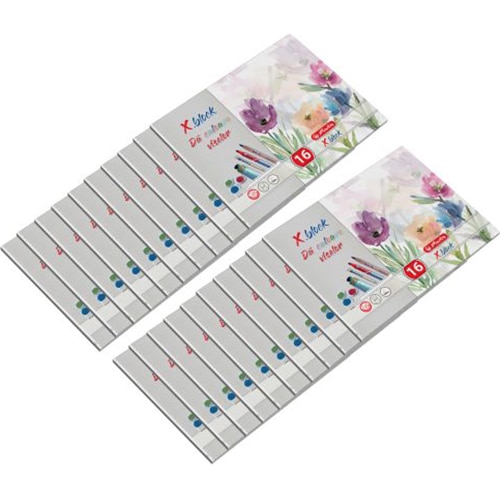 Set 20 Bloc Desen Herlitz, X.Block A4, 16 file, 120 grame/mp, coperta fata policromie