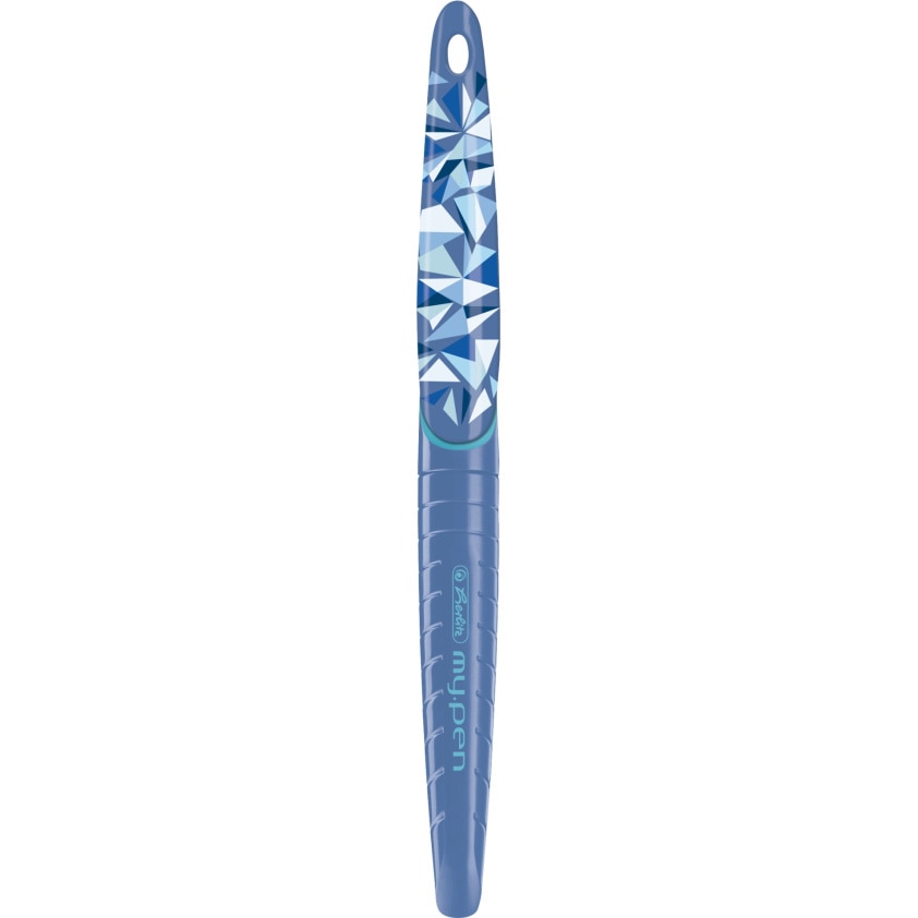 Stilou Herlitz, My.Pen penita m motiv wild animals albastru - cutie eleganta din plastic