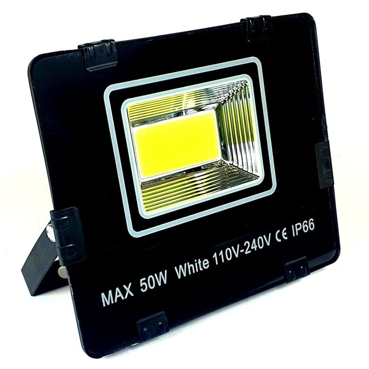 Proiector cu LED 50w Slim, 6500k, lumina rece