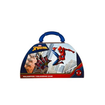 Set pictura si desen Gentuta Spiderman pentru desen cu 50 piese Set pictura si desen Gentuta Spiderman pentru desen cu 50 piese