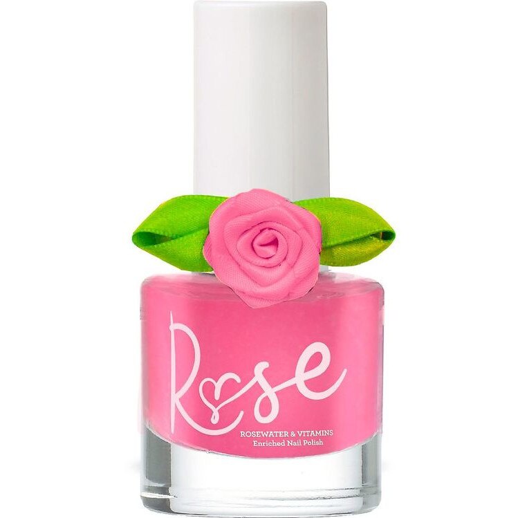 Lac de unghii pentru copii Shell, SNAILS, Roz sclipici, 10.5 ml