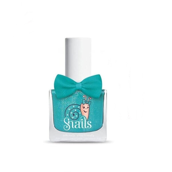 Lac de unghii pentru copii, SNAILS, Albastru slipici, 10.5 ml