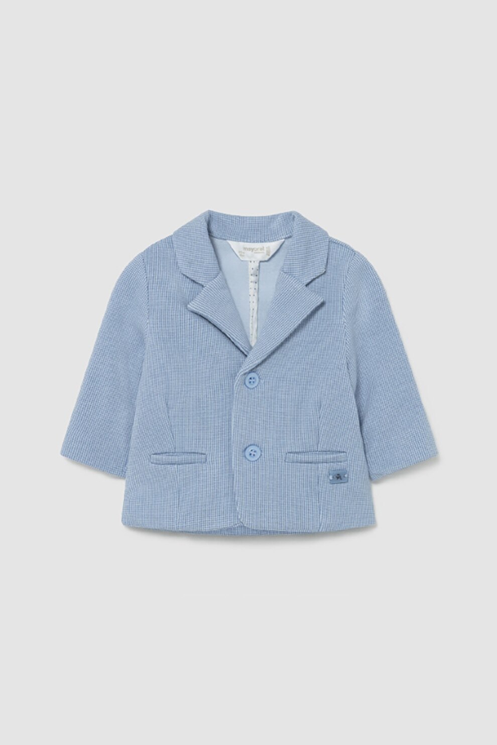 Mayoral, Sacou cu maneci lungi si nasturi, Albastru azur
