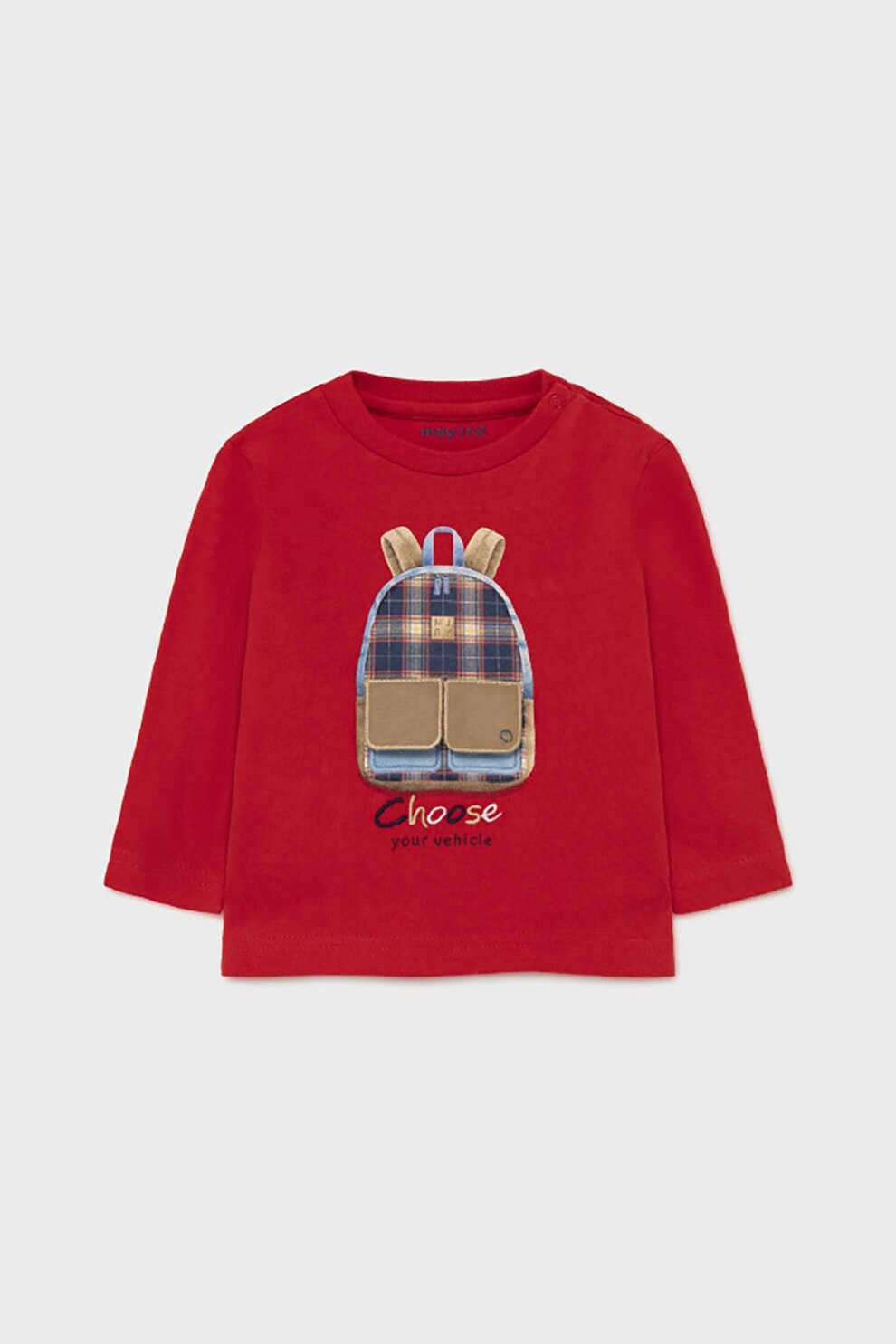 Mayoral, Bluza sport cu model grafic, Rosu