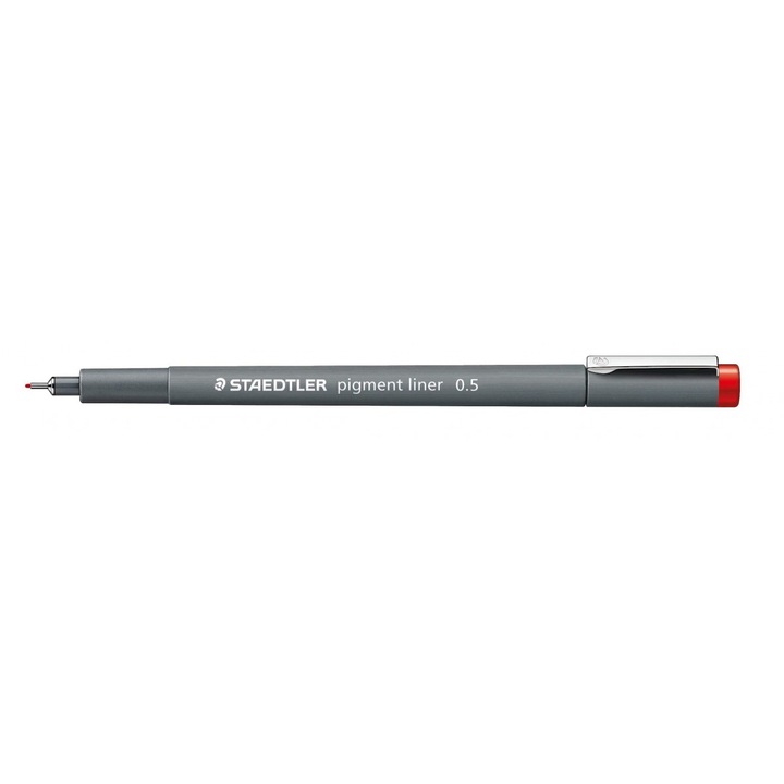 Тънкописец Staedtler Pigment Liner 308, 0.5,червен
