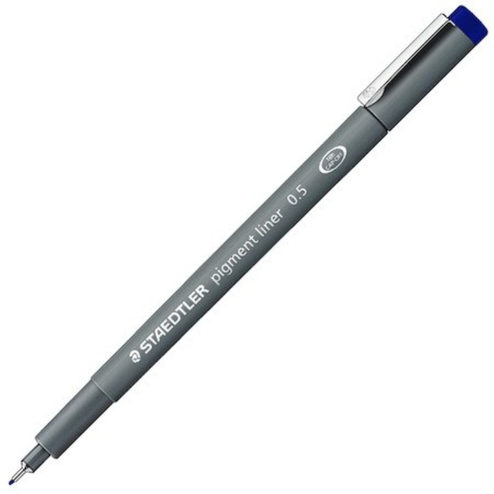 Тънкописец Staedtler Pigment Liner 308, 0.5, син