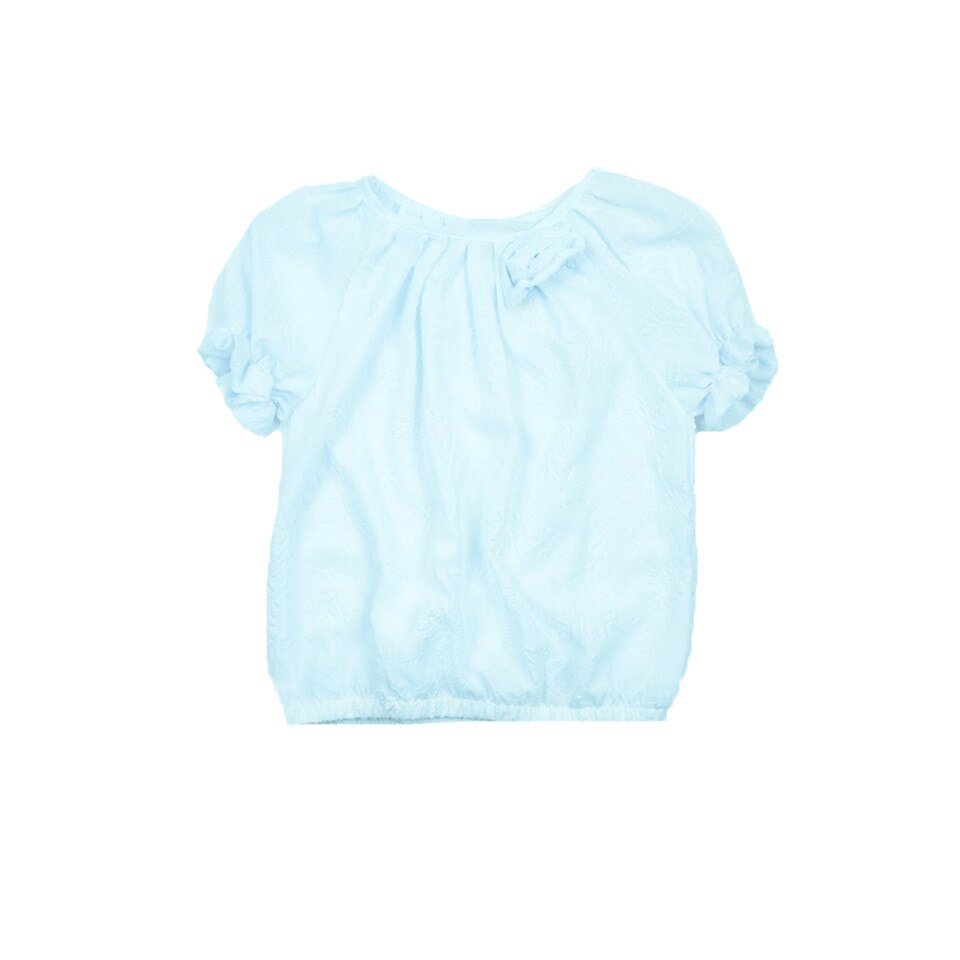 Bluza maneca scurta fetite Alessia ALS49, Alb 140 cm