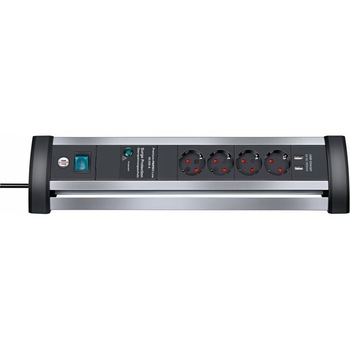 Priza multipla 4P 1,8m 2XUSB 60.000A Priza multipla 4P 1,8m 2XUSB 60.000A