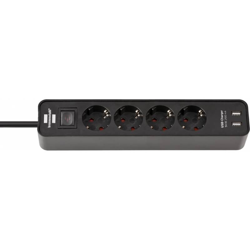 Priza multipla Ecolor 4P 1,5M 2xUSB