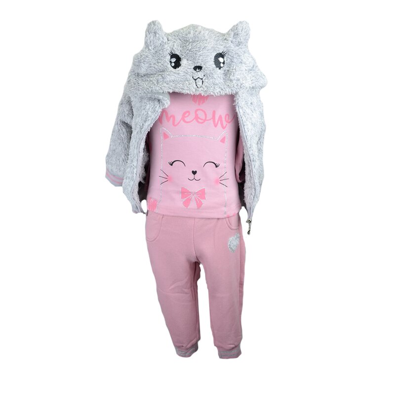 Compleu 3 piese pentru fete Happy House FOFO-080, Multicolor 23718