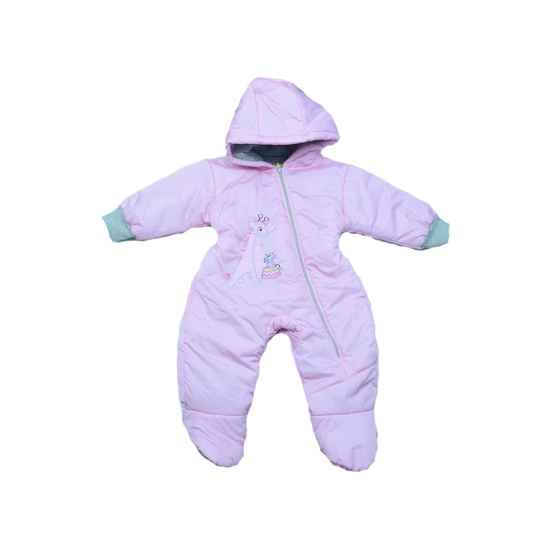 Combinezon de iarna pentru fete Pifou Model Model 36R1-68-cm, Roz 68 CM