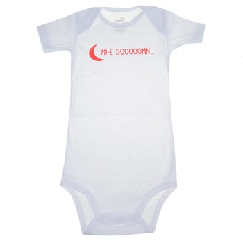 Body cu maneca scurta pentru copii Pifou Model 6 MS6-A16, Alb 98 CM Body cu maneca scurta pentru copii Pifou Model 6 MS6-A16, Alb 98 CM