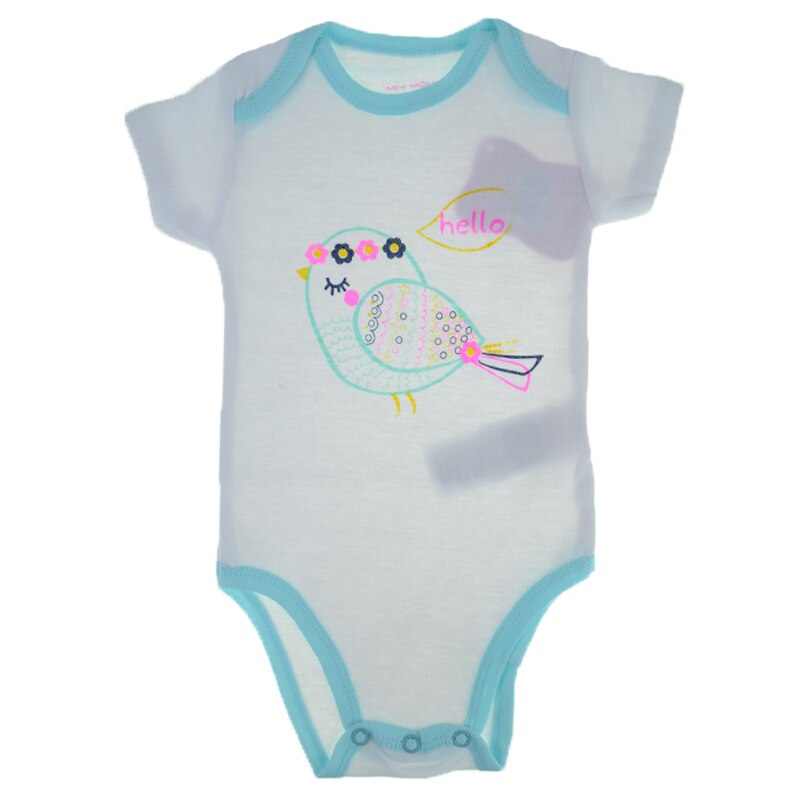 Body cu maneca scurta pentru fete E Plus M 874425-3, Alb 51904