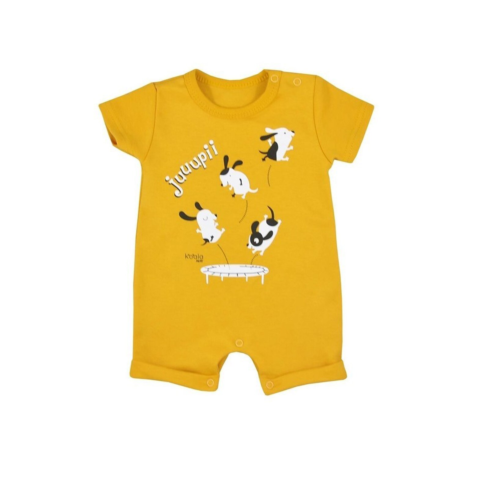 Salopeta de vara pentru copii Koala Jupi 08-515G, Galben 74 cm