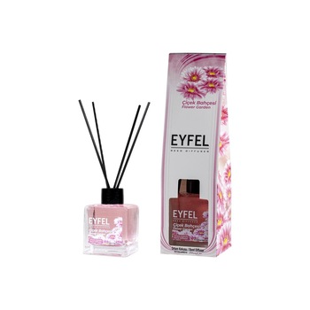 Odorizant camera cu betisoare Eyfel , 120 ml, Aroma Flori de gradina Odorizant camera cu betisoare Eyfel , 120 ml, Aroma Flori de gradina