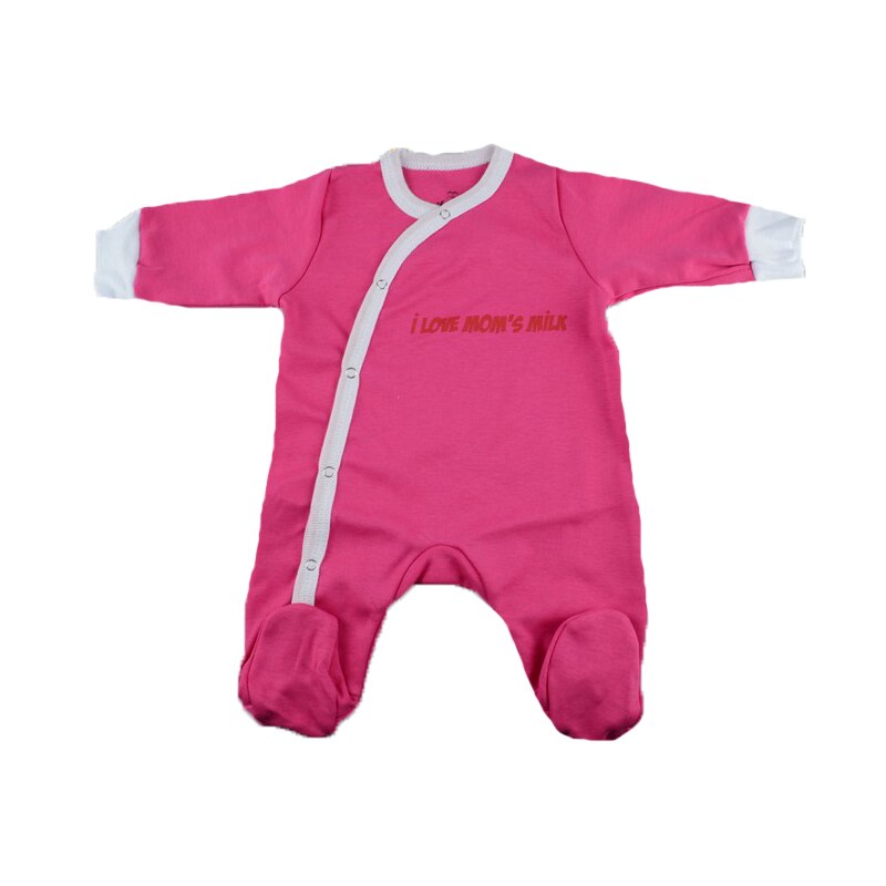 Salopeta cu maneca lunga pentru fete Pifou Model 32 M32-F-50, Fucsia 50 CM