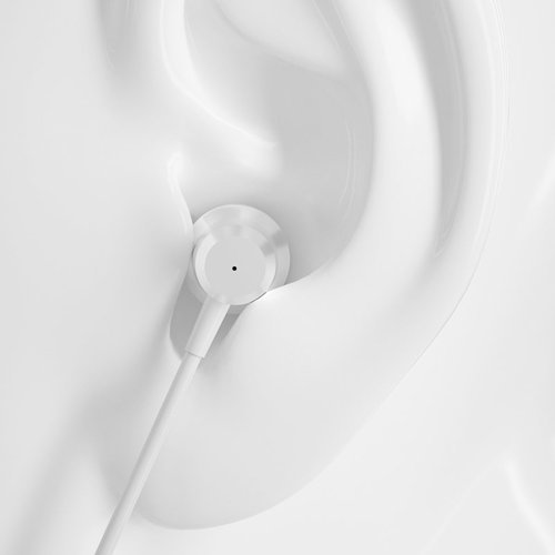 Casti intraauriculare Dudao cu telecomanda si microfon, mini jack de 3,5 mm, albe (X10 Pro alb)