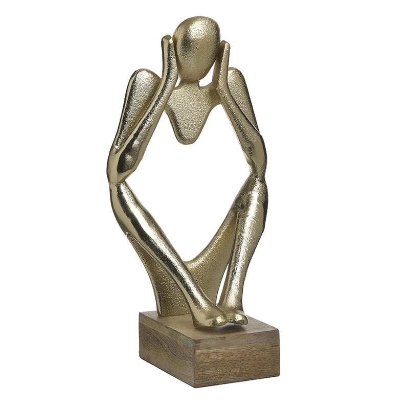 Statueta decorativa The Wonderer, Charisma, Metal, 20X10X33