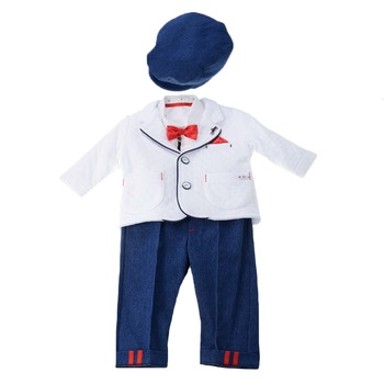 Costum de botez 5 piese pentru baieti Baby Colibra Kacper KJ12-1-3-luni, Multicolor 1-3 luni Costum de botez 5 piese pentru baieti Baby Colibra Kacper KJ12-1-3-luni, Multicolor 1-3 luni