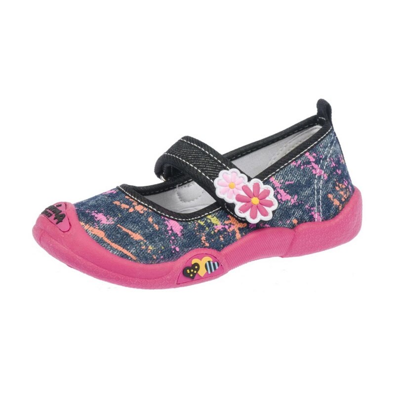 Pantofi din panza pentru fete American Club TEN103-2016-I, Albastru 29