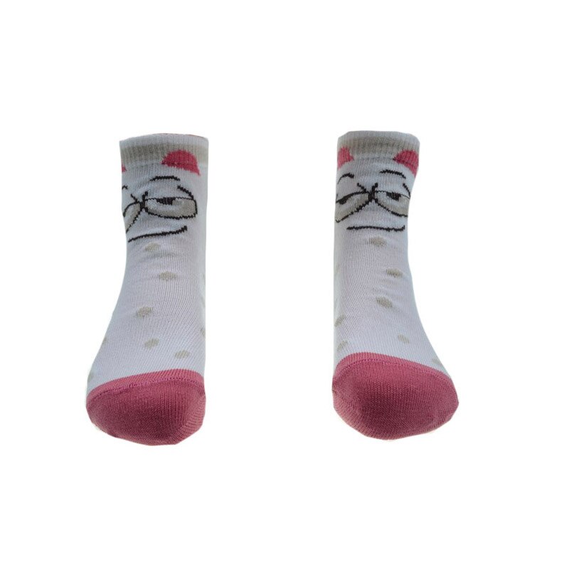 Sosete pentru fete Milusie B 2220-CROR, Multicolor 5-7 ani