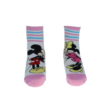 Sosete pentru fete E Plus M Minnie & Mickey Mouse 2615, Multicolor 49917 Sosete pentru fete E Plus M Minnie & Mickey Mouse 2615, Multicolor 49917