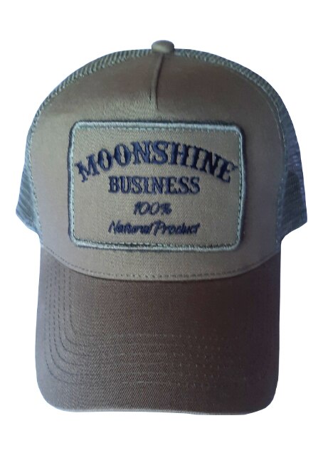 Sapca Trucker, K-off, kaki, Moonshine Business, one size