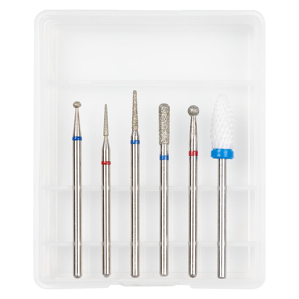 Set 6 buc capete Freza Unghii LUXORISE pentru Freza Unghii #02