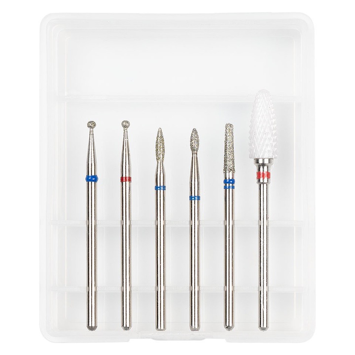 Set 6 buc capete Freza Unghii LUXORISE pentru Freza Unghii #05