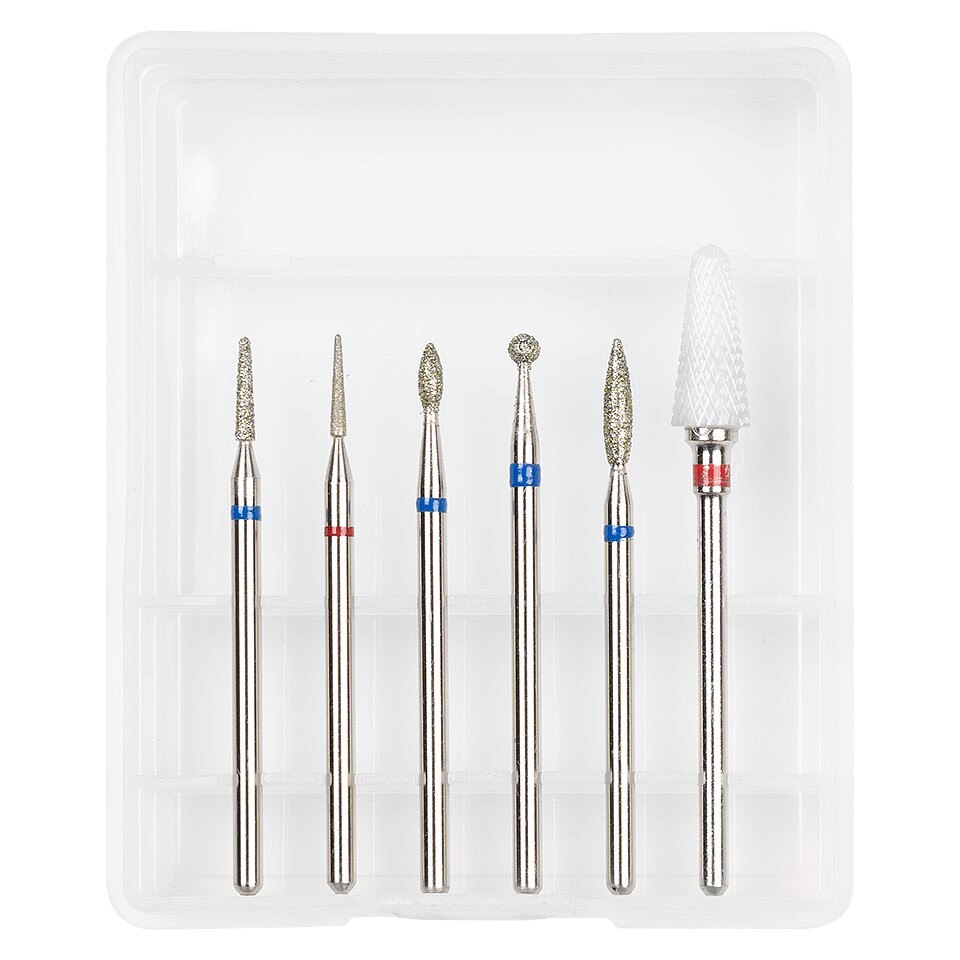 Set 6 buc Capete Freza Unghii LUXORISE pentru Freza Unghii #09
