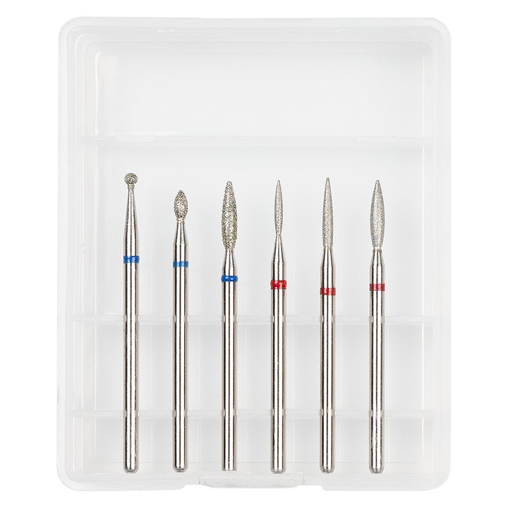 Set 6 buc Capete Freza Unghii LUXORISE pentru Freza Unghii #13