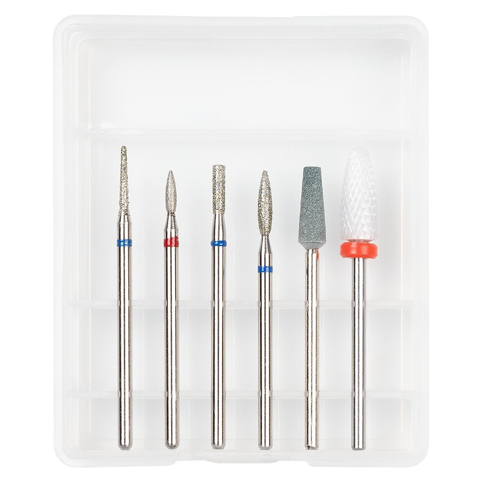 Set 6 buc Capete Freza Unghii LUXORISE pentru Freza Unghii #03