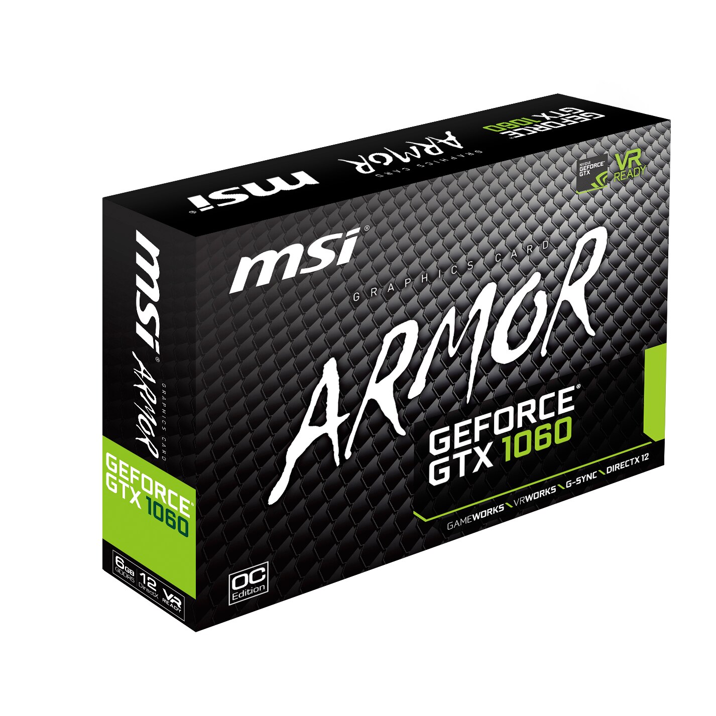 Placa video MSI GeForce® GTX 1060 ARMOR OC, 6GB GDDR5, 192-bit - eMAG.ro