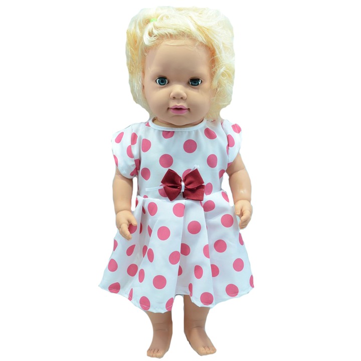 Papusa fetita 60 cm Mini Junior 050851A, Multicolor