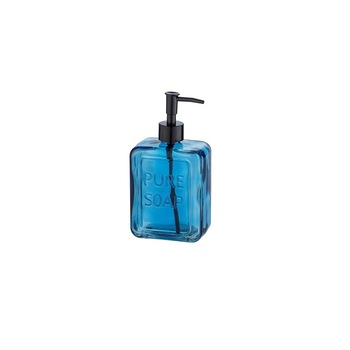 Dispenser sapun lichid PURE, Albastru, 550 ml, Wenko Dispenser sapun lichid PURE, Albastru, 550 ml, Wenko