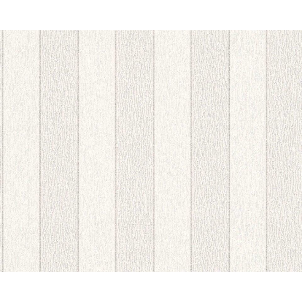 Tapet, AS Creation 324773, Alb/Metalic, 10.05 x 0.53 m