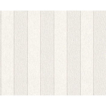 Tapet, AS Creation 324773, Alb/Metalic, 10.05 x 0.53 m Tapet, AS Creation 324773, Alb/Metalic, 10.05 x 0.53 m