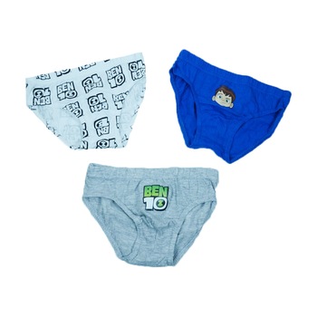 Set 3 chiloti pentru baieti E Plus M Ben 10 CBD-03, Multicolor 26314 Set 3 chiloti pentru baieti E Plus M Ben 10 CBD-03, Multicolor 26314
