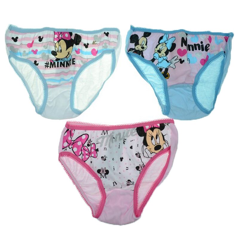 Set 3 chiloti pentru fete Sun City Minnie Mouse TH3024, Multicolor 32985